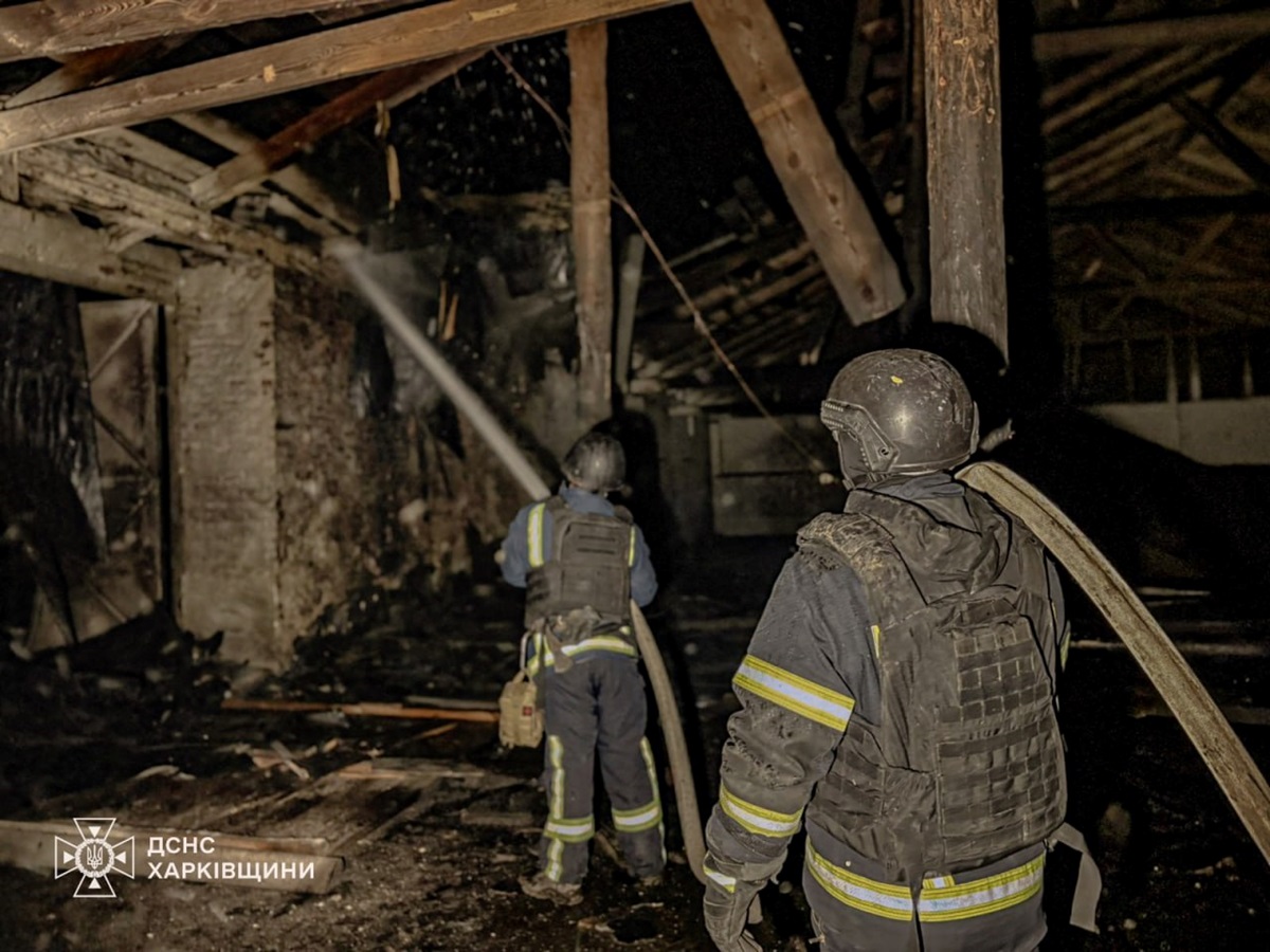 Новини України - У ДСНС показали наслідки атаки дронів на Чугуїв